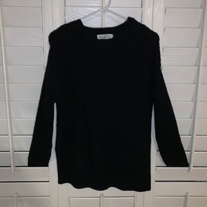 Knitted Black Sweater
